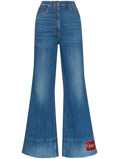 gucci flared jeans